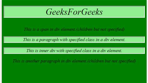 jquery child div with class.